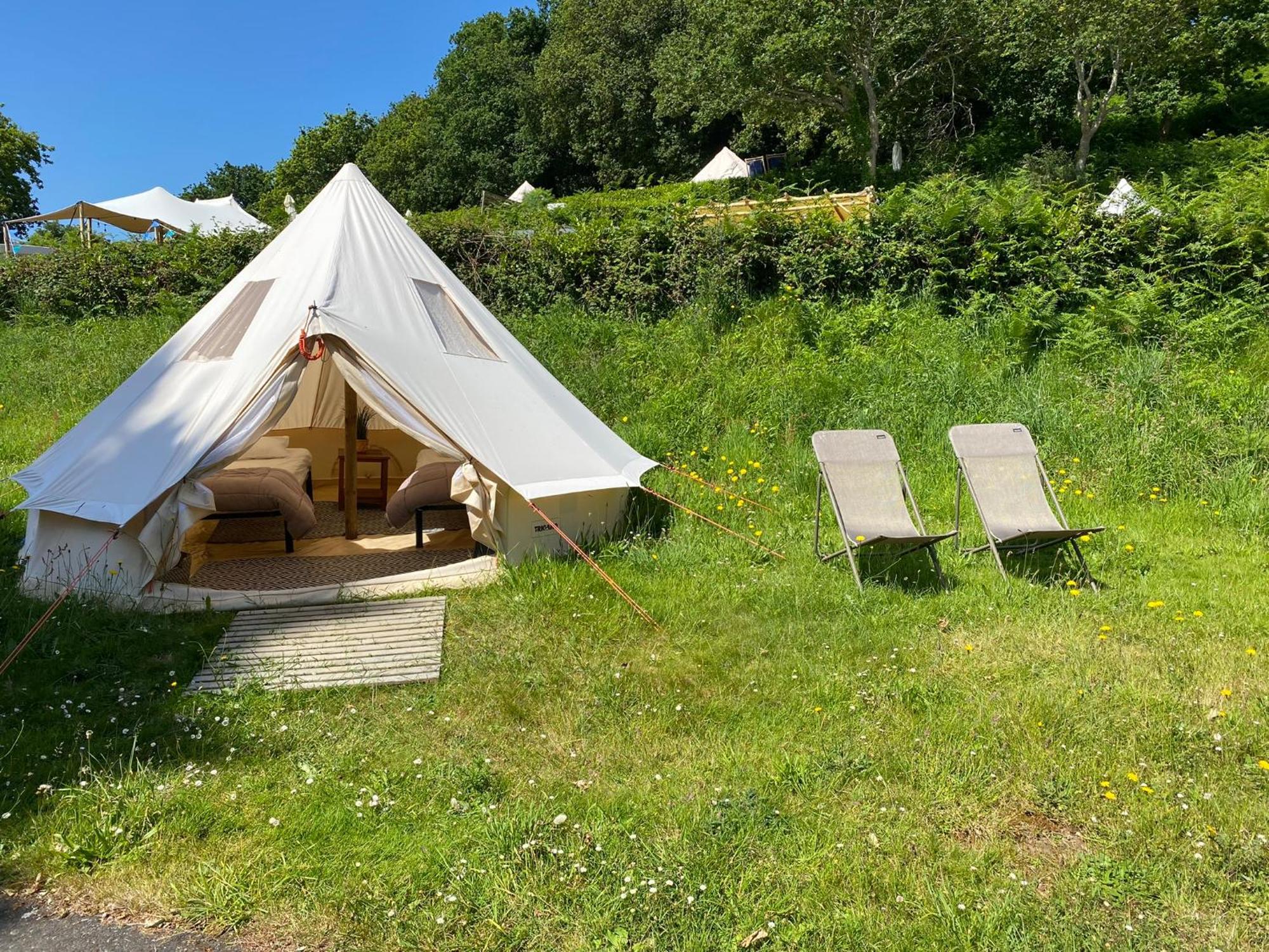 Camping Cap-Ouest Lanvéoc Exterior foto